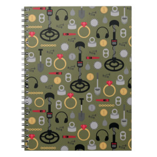 Caderno Espiral Notebook com detecção de metais