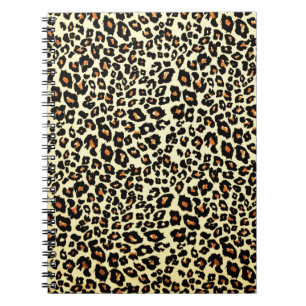 Caderno Espiral Notebook com Diário de impressão Leopard