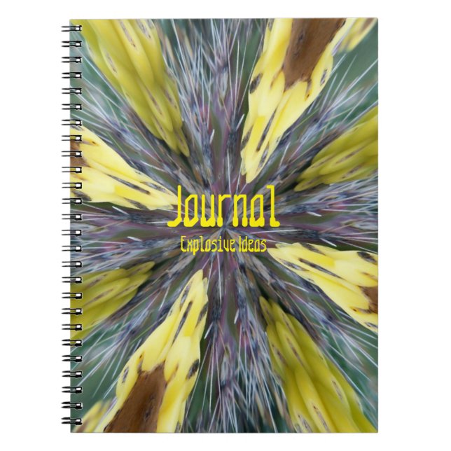 Caderno Espiral Notebook com Diário de ventilador (Frente)