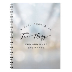 Caderno Espiral Notebook com duas coisas (80 páginas B&W)