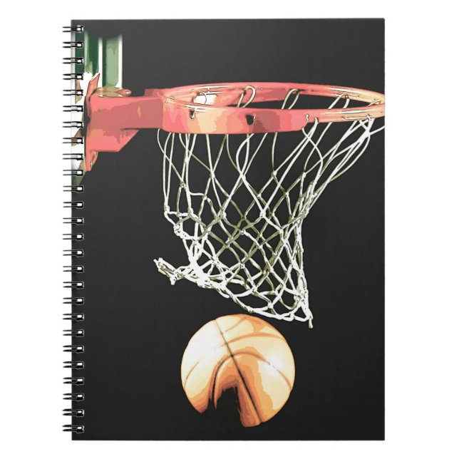 Caderno Espiral Notebook com efeito de banda desenhada retrô (Frente)