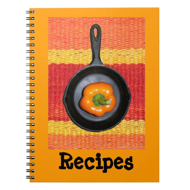 Caderno Espiral Notebook com estilo sudoeste (Frente)