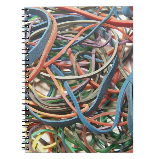 Caderno Espiral Notebook com faixas coloridas (Frente)