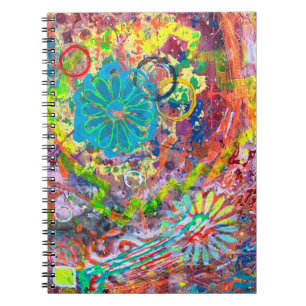 Caderno Espiral Notebook com febre 2 primavera
