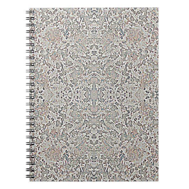 Caderno Espiral Notebook com forma de cinza (Frente)