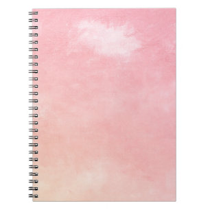 Caderno Espiral Notebook com gradiente de aquarela flexível