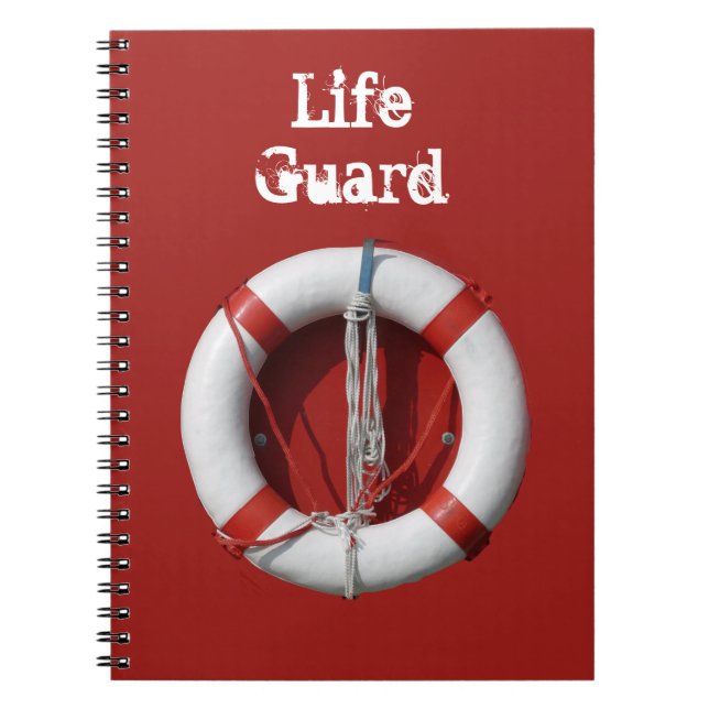Caderno Espiral Notebook com Guarda de vida (Frente)
