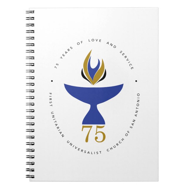Caderno Espiral Notebook com logotipo (Frente)
