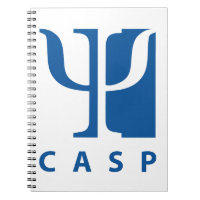 Notebook com logotipo CASP