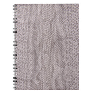 Caderno Espiral Notebook com padrão de impressão animal Snakeskin
