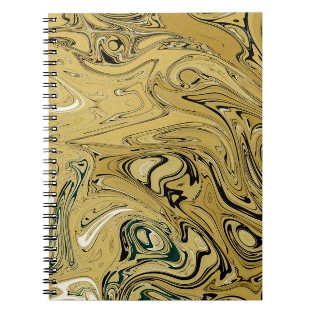 Caderno Espiral Notebook com padrão moderno exclusivo (Frente)