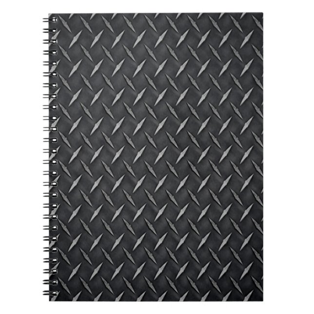 Caderno Espiral Notebook com placa de metal Diamond (Frente)