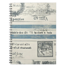 Caderno Espiral Notebook Com Tema Marinho