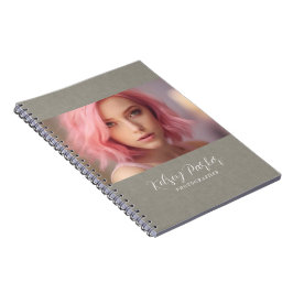 Caderno Espiral Notebook com Textura Linn Personalizável
