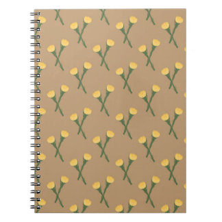 Caderno Espiral Notebook com tonalidade na Terra com Primavera de 