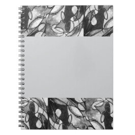 Caderno Espiral Notebook com trabalho de arte "Falta de azul"