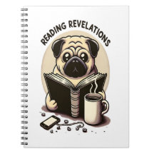 Notebook com um cachorro, café e livro