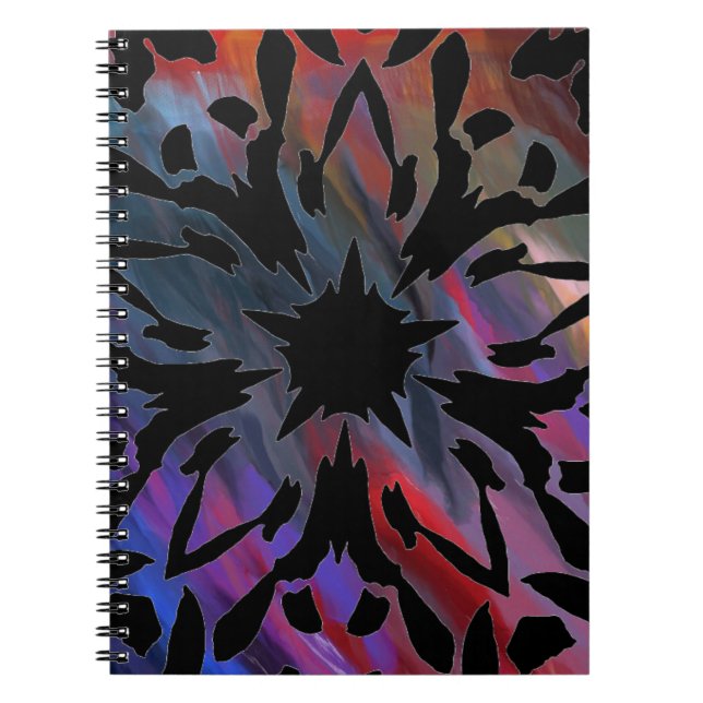 Caderno Espiral Notebook com ventilador gráfico (Frente)