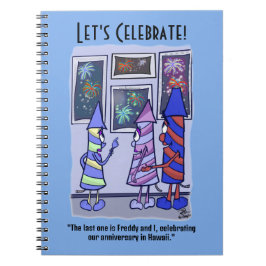 Caderno Espiral Notebook Comemorativo do vamos