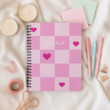 Notebook Cor-de-Rosa Personalizado