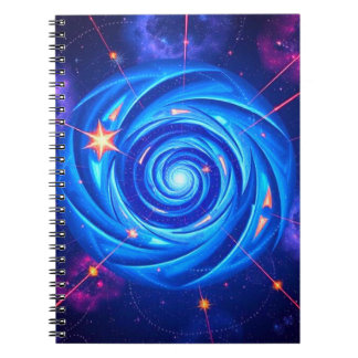 Caderno Espiral Notebook Cósmico | Escrever entre as estrelas