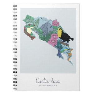 Caderno Espiral Notebook Costa Rica