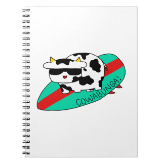 Caderno Espiral Notebook Cowabunga