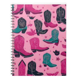 Caderno Espiral Notebook Cowgirl
