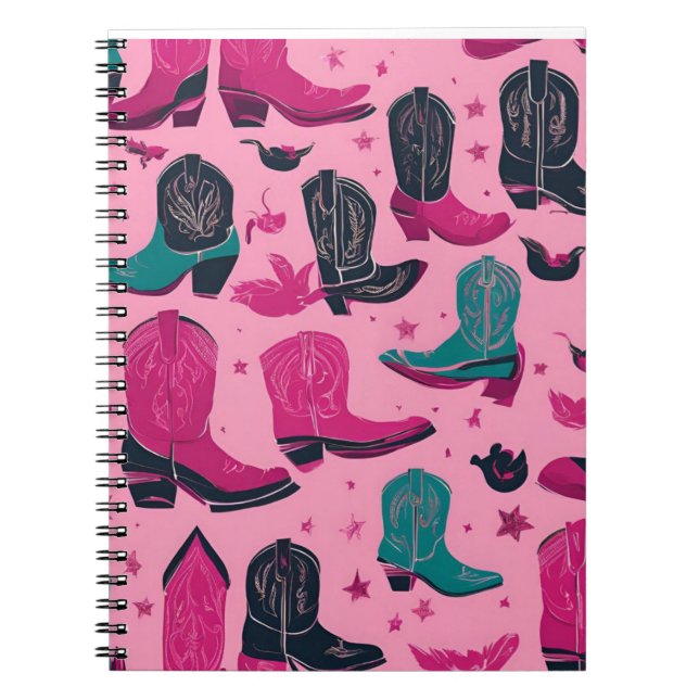 Caderno Espiral Notebook Cowgirl (Frente)