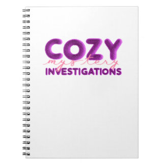 Caderno Espiral Notebook Cozy Mystery Investigations