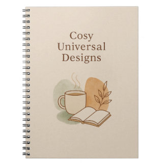 Caderno Espiral Notebook Cozy Universal Designs - Minimalista