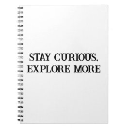 Caderno Espiral Notebook Curiosity Explorer Kids