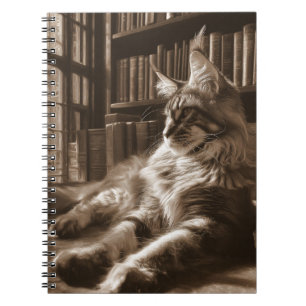 Caderno Espiral Notebook da Biblioteca de Cat Regal