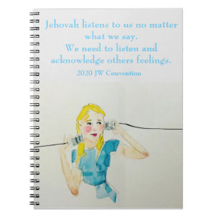 Caderno Espiral Notebook da Convenção JW 2020 - Tara Lillian tra
