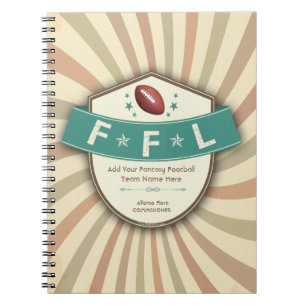 Caderno Espiral Notebook da Funky Fantasy Football League