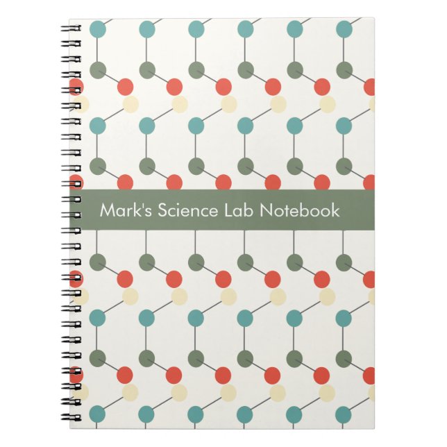Caderno Espiral Notebook da Science Lab Chemistry Standard School (Frente)
