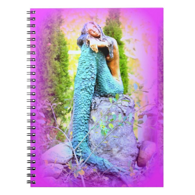 Caderno Espiral notebook da sereia que sonha (Frente)