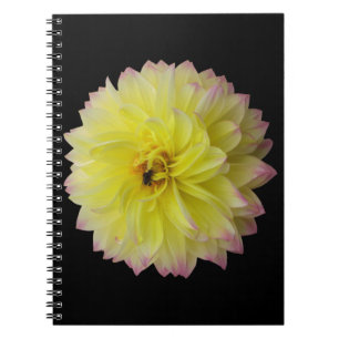 Caderno Espiral Notebook Dahlia Flower