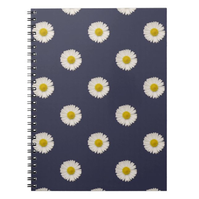 Caderno Espiral Notebook Daisy Flower (Frente)
