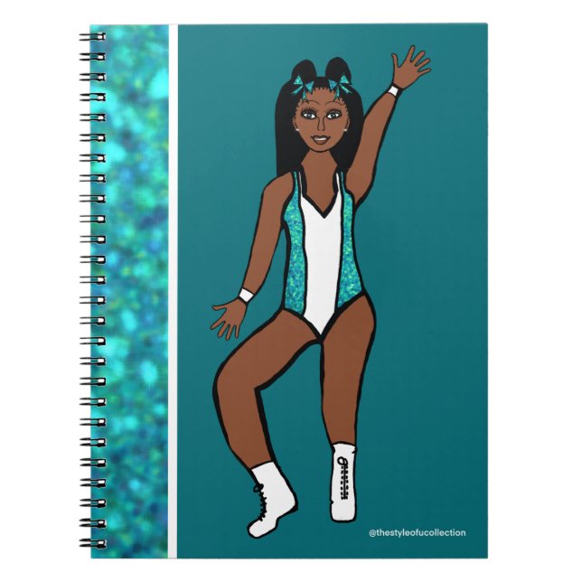 Caderno Espiral Notebook Dancer Aqua Spark #1 (Frente)