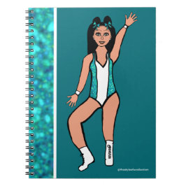 Caderno Espiral Notebook Dancer Aqua Spark #2