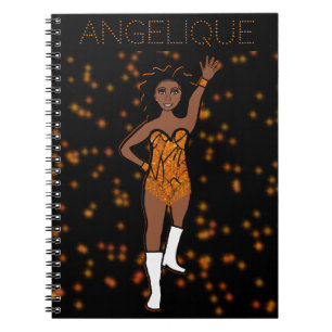 Caderno Espiral Notebook Dancer Orange Fringe #1