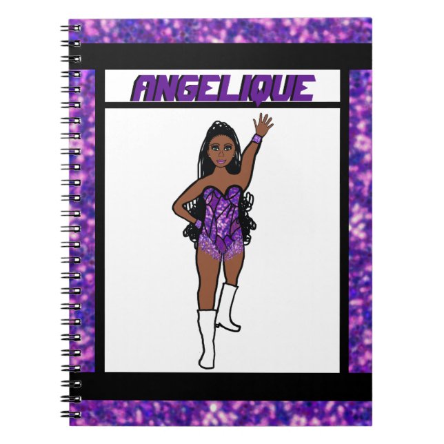 Caderno Espiral Notebook Dancer Purple Fringe nº 1 (Frente)