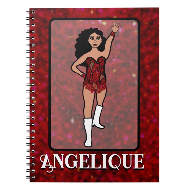Caderno Espiral Notebook Dancer Red Fringe nº 2 (Frente)