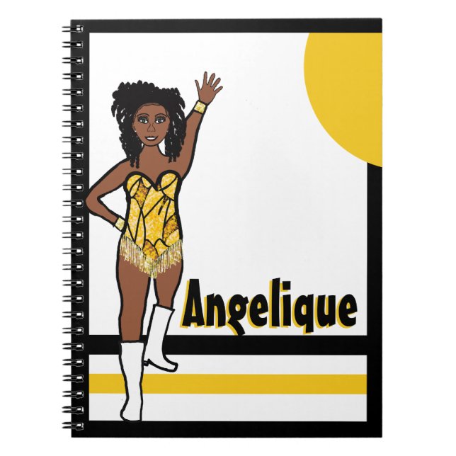 Caderno Espiral Notebook Dancer Yellow Fringe #1 (Frente)
