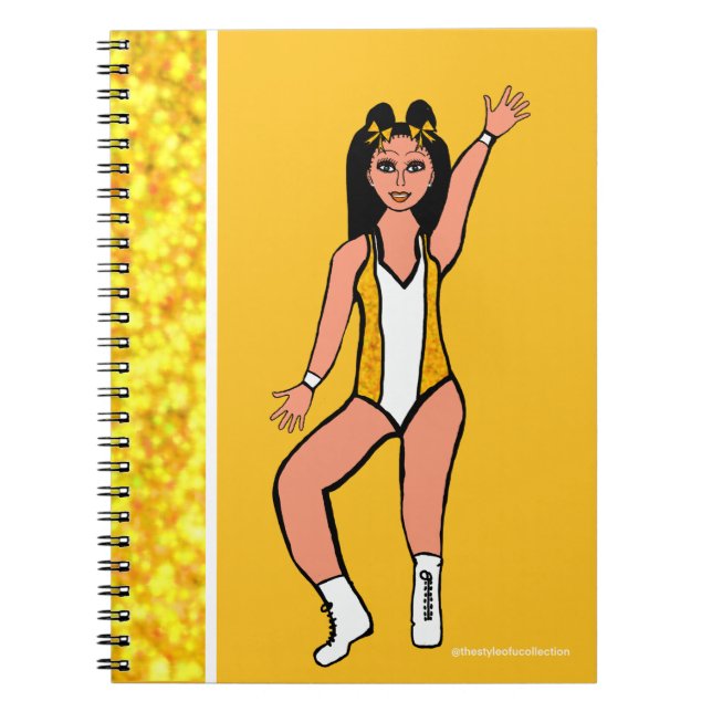 Caderno Espiral Notebook Dancer Yellow Spark nº 2 (Frente)
