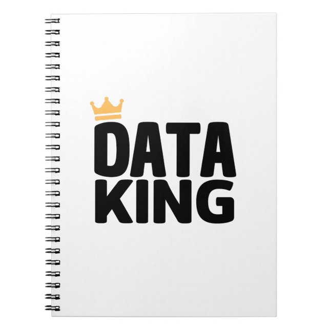 Caderno Espiral Notebook Data King (Frente)