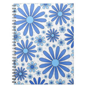 Caderno Espiral Notebook de alimentação azul com ventilador em bra