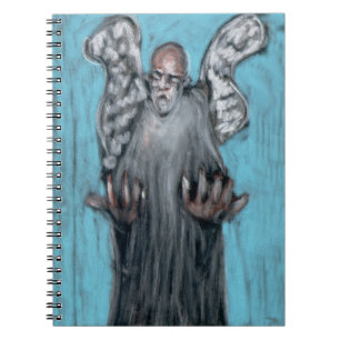 Caderno Espiral Notebook de anjo de cura Mika