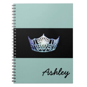 Caderno Espiral Notebook de Aqua Crown Americana